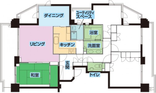 喜多川邸ガーデンヒルズ改築前