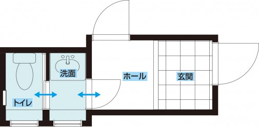 尾崎邸トイレ改築前